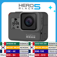 GoPro HERO5 Black Sports Camera 4k Ultra HD Video 1080P Anti Shake Cycling Helmet Go Pro Camera Optional Memory Card