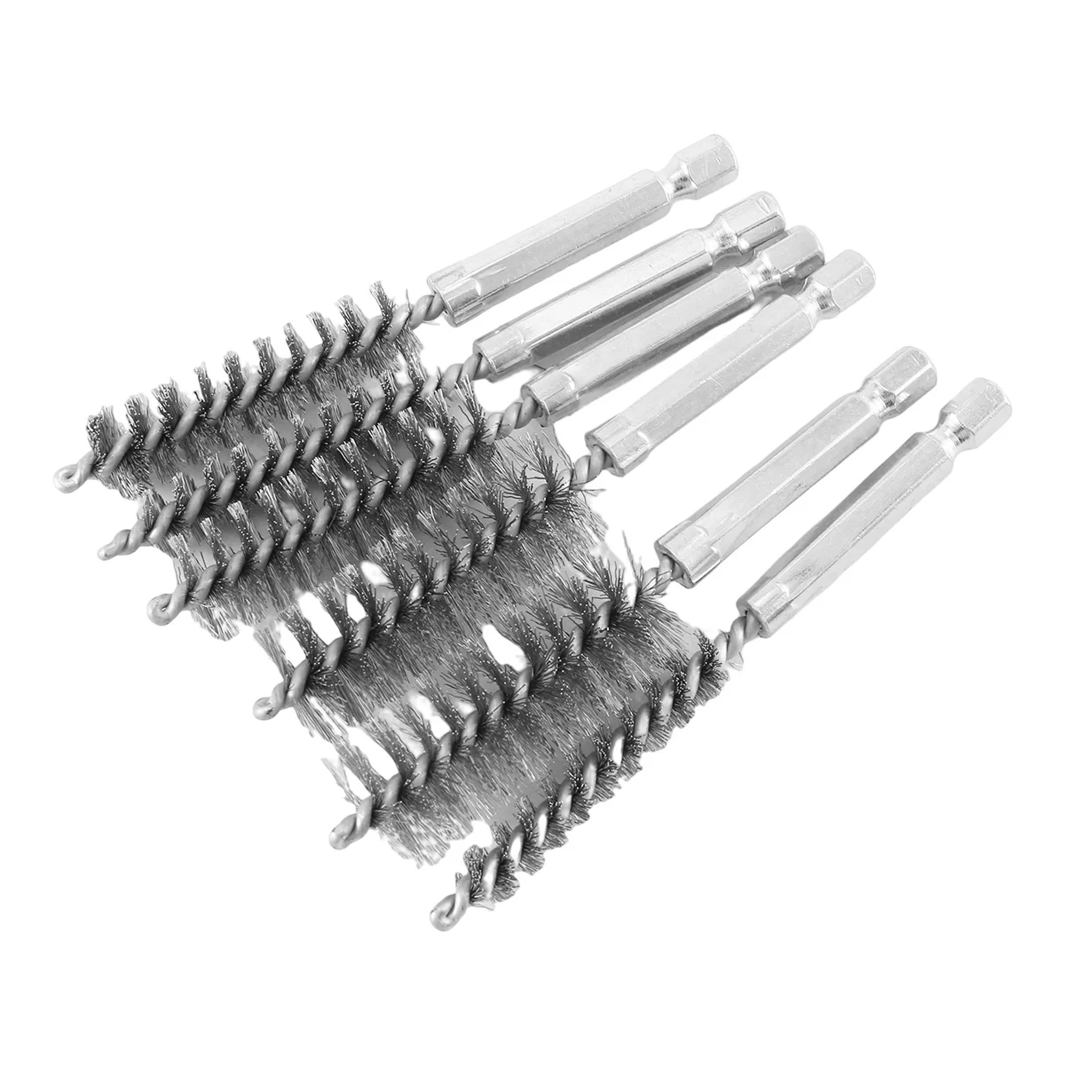 

6 Pcs Wire Brushes for Drill,Stainless Steel Small Wire Brush in Different Sizes,for Cleaning,Cleaning Wire Brush Set