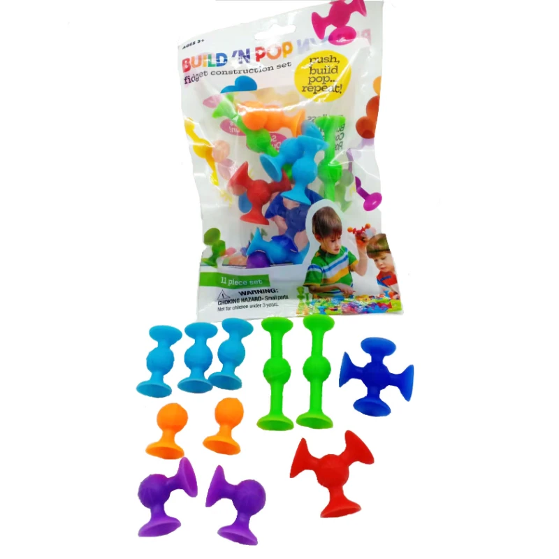 

11pcs/set Suction Cup Toy Soft Throw Darts Assembled Sucker Suction Cup Educational Building Block Toy Fidget Toy for Kids Gifts