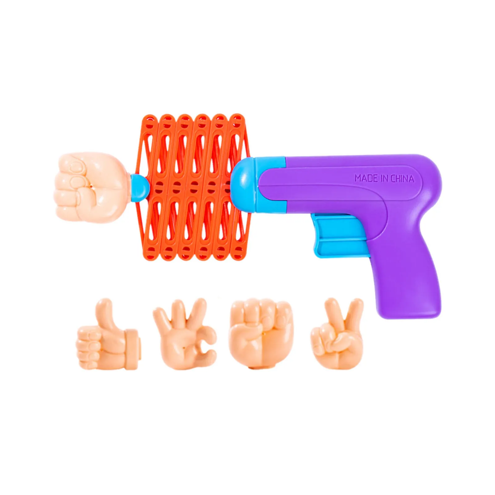 

1Set Retractable Spring Telescopic Fists Stress Reliever Prank Props for Office Kids Party Indoor Fun Creative Fist Shooter