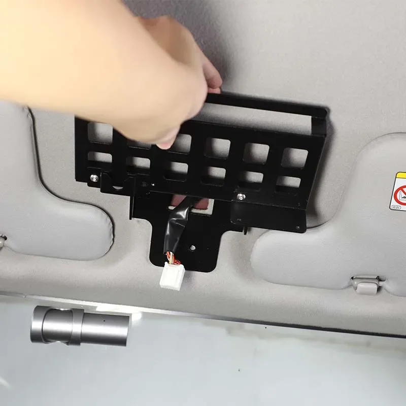 

For Toyota FJ Cruiser 2007-2021 Car Inside Rearview Mirror Multi-Function Storage Rack Walkie-talkie Bracket LHD RHD Accessories