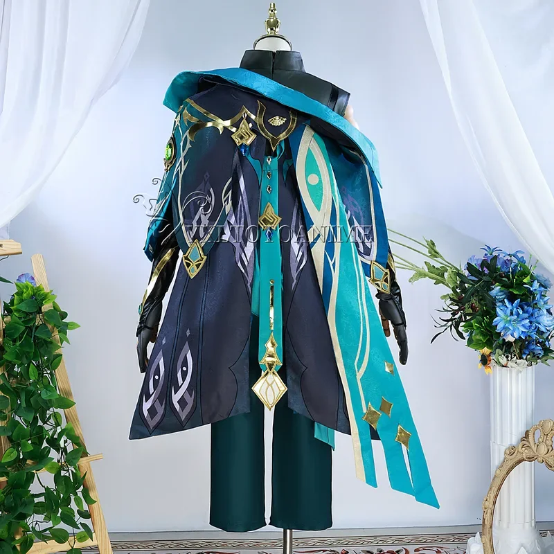 MN1 Sumeru Al Haitham Косплей Костюм Al Haitham Мужская форма Хэллоуин Alhaitham Одежда для аниме косплей 9 * Jy