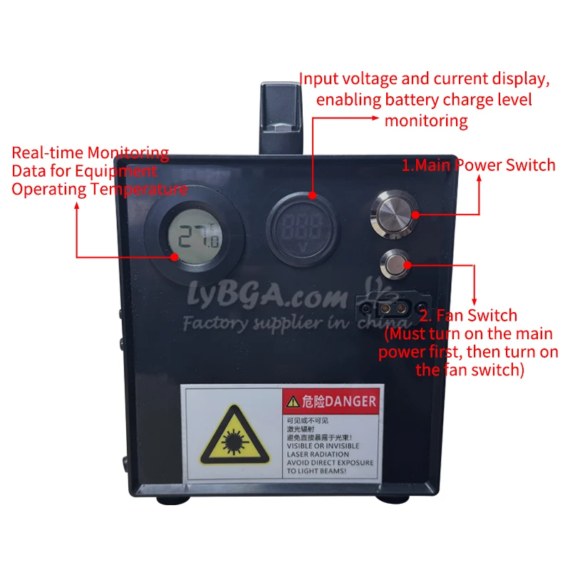 500W Laser Obstacle Removal Machines Long Range Clearance Green Laser Sighting for Hornet's Nest High Altitude Clearance