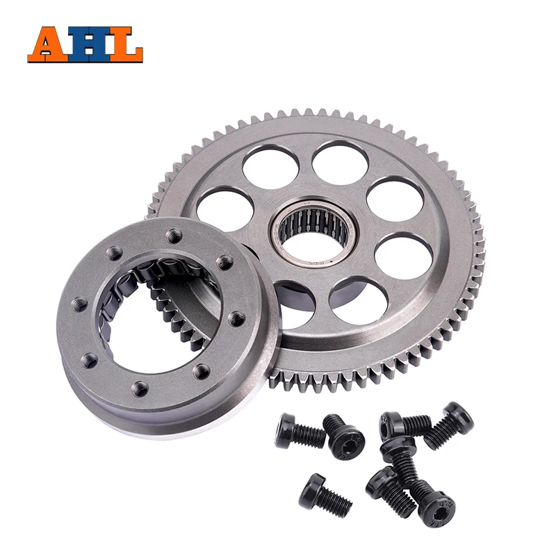 AHL Motorcycle Starter Bearing Clutch Gear Assy for 250 EXCF 2007 250 XC-F 2007-2009 250 XCF-W 2009-2011 77040020000 77040025000