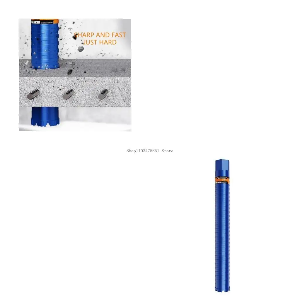 For  Dry Wet Drill Bit 370mm M22 Thread Alloy Emery For Concrete Cement Wall Drilling
