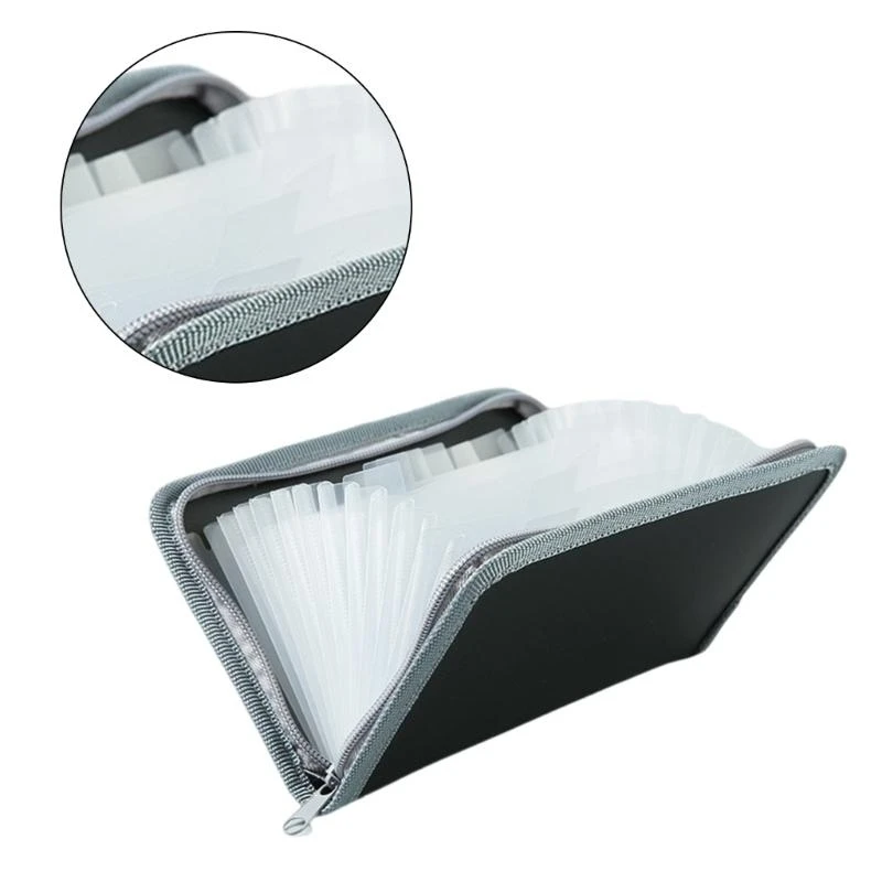 R1WD 13 Pocket  Receipt Coupon Organiser Receipt Wallet Small Expandable File Folder