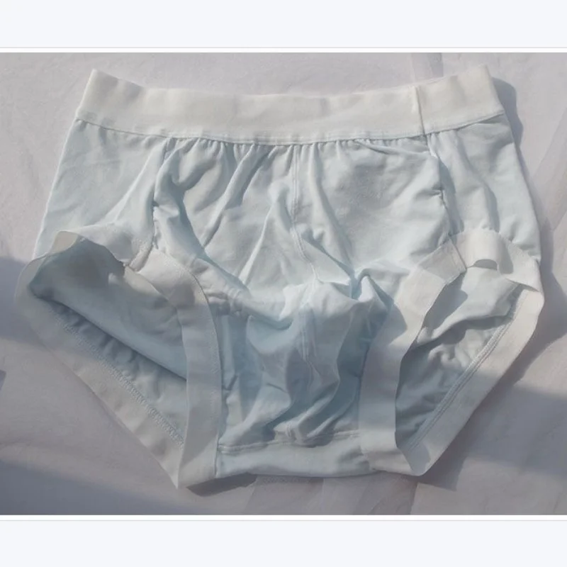 Man's Wide Elastic Waist Breifs Pink Motal Cotton Panties FKK BF Private Party DJ Club Bar Harajuku Run Tour Show Dance Costumes