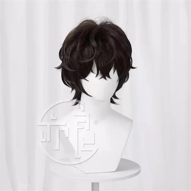 Высокое качество Дазай Осаму косплей парик короткие темно-коричневые термостойкие синтетические волосы Хэллоуин костюм вечерние ролевые парики