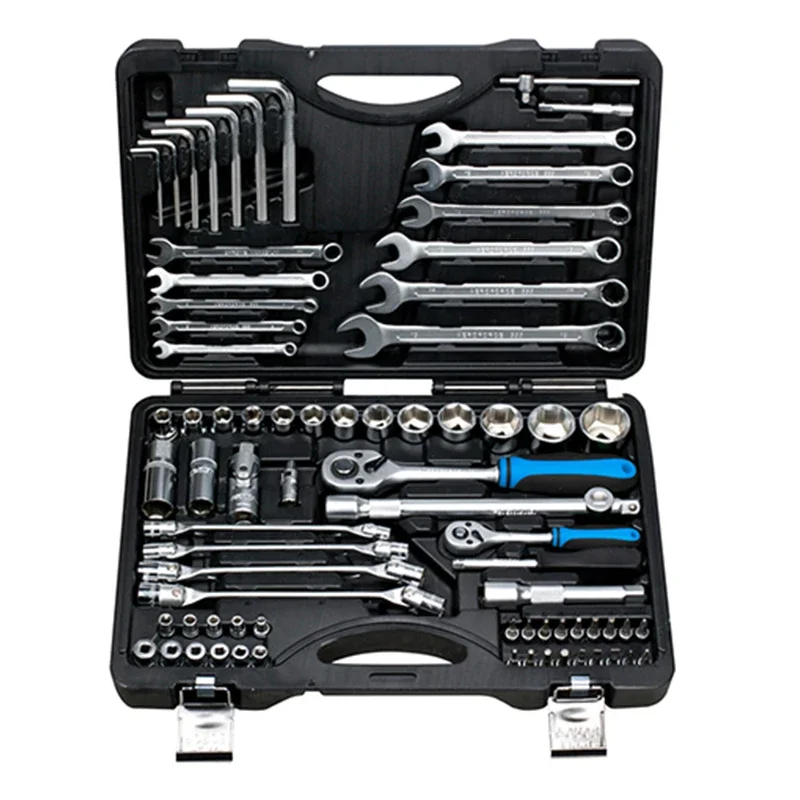 FIXTEC New Arrival 76Pcs Car Repair Tool Box Set Mechanic Tools Automotive