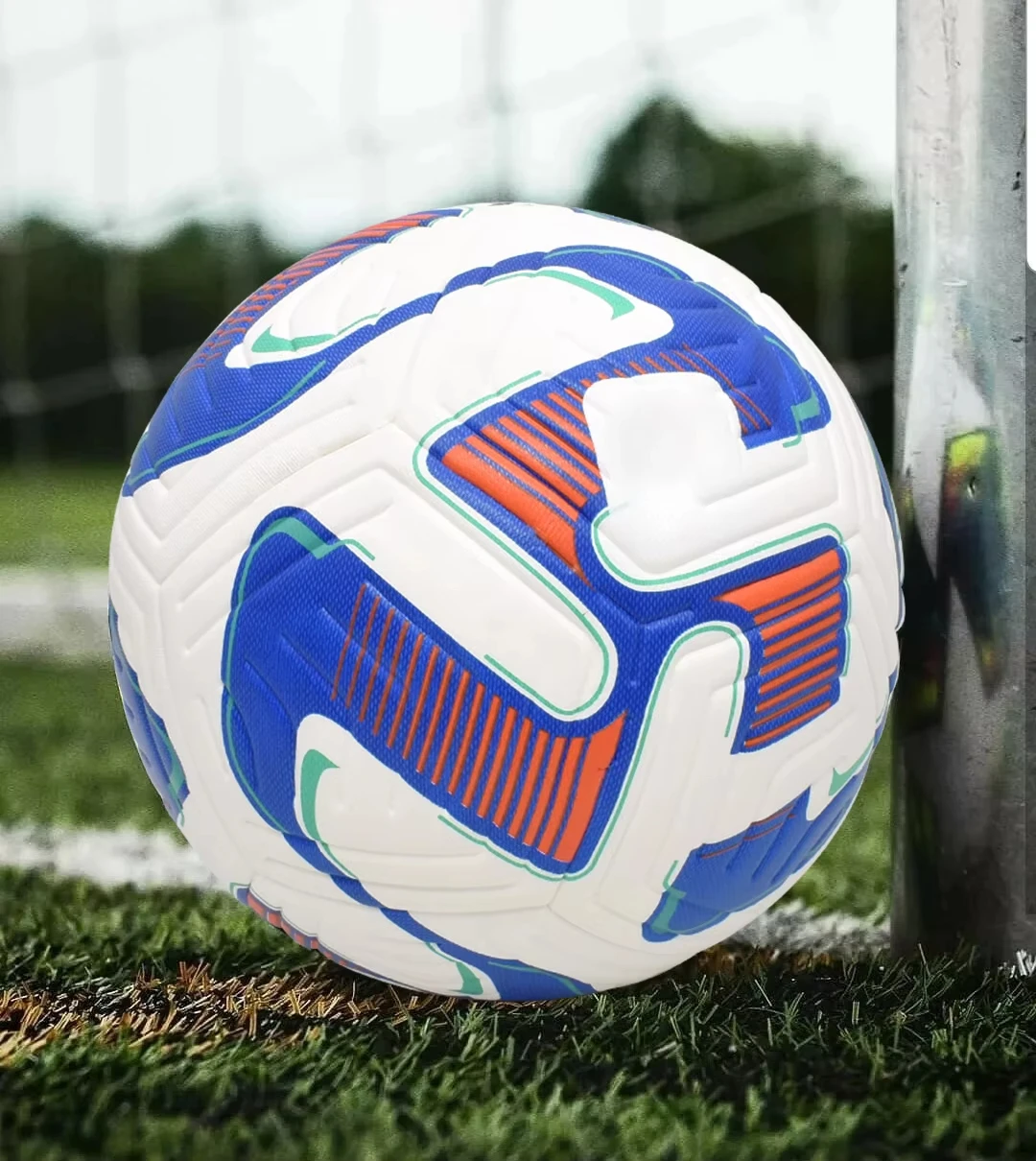 プロサイズ5号サッカーボール、公式スポーツトレーニングPUシームレスサッカーボール、高品質リーグ試合用サッカーボール