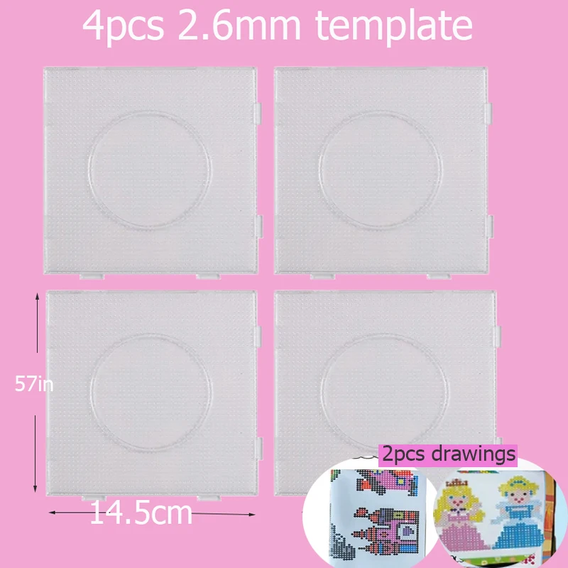 Hama Beads Box Thermomosaik-Bügelperlen, Bügelperlen, Schmelzperlen, DIY-Spielzeug, 24 48 72 Farben 2,6MM 5MM