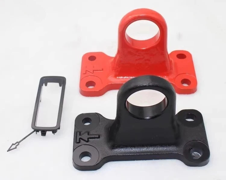 

Заглушка буксировочного крюка для Land Rover Defender 90 110 130, 2 шт., черно-красная