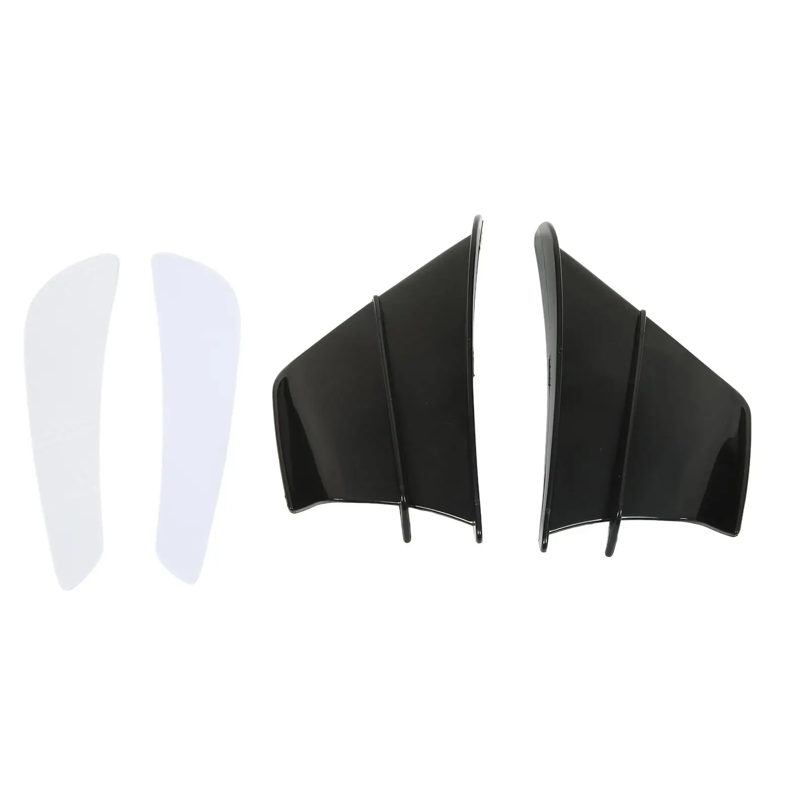 Front Fairing Winglets Motorcycle Spoiler Wing Cool Design Self Adhesive 3D Curved Surface for ninja 400 ninja 250 Z900 Z1000