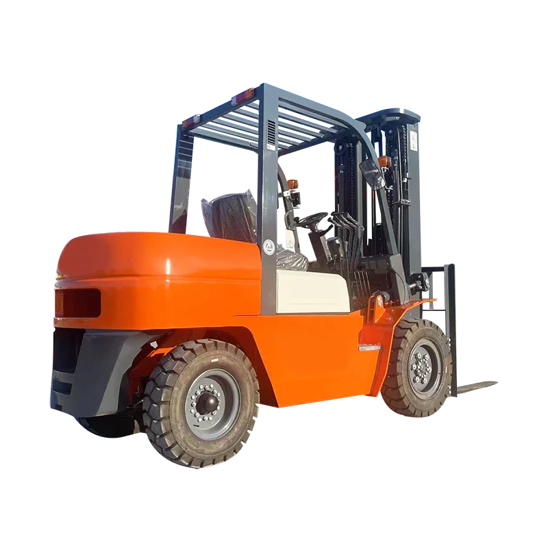 Terrain Forklift Diesel Truck 3t CE ISO Customized Side Shift And Automatic  4x4 Forklifts