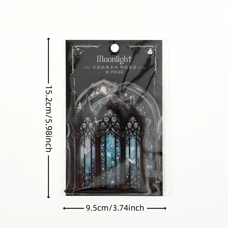 10 قطع من ملصقات تزيين الحيوانات الأليفة من سلسلة Manor Secret، مادة مثالية لمستلزمات سجل القصاصات بنفسك #6