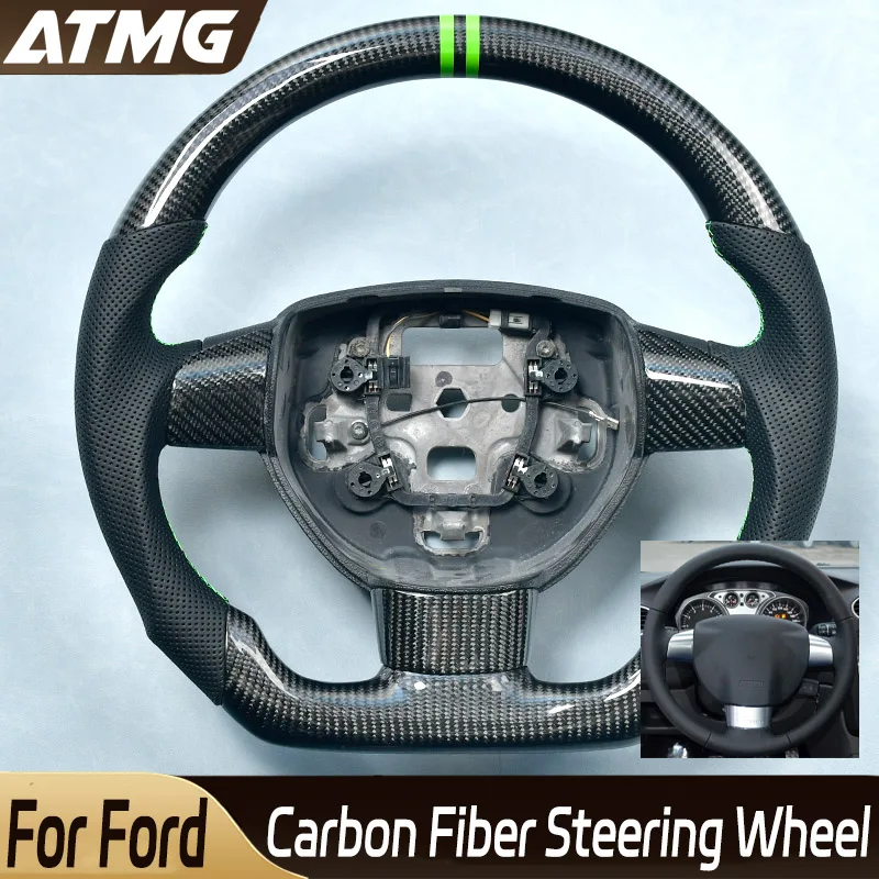 

Carbon Fiber customized For Ford Focus Mk2 Mk3 Mk4 ST Focus 3 2005-2012 RS 2005-2011 Paddle Shift Racing Wheel Steering Wheel