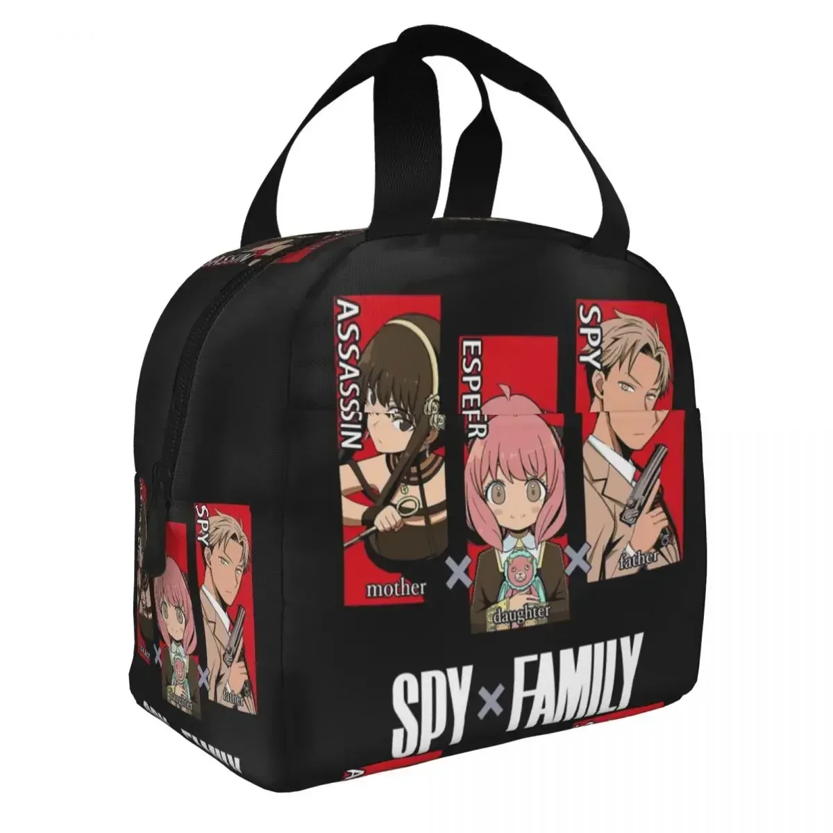 2023 New Spy X Family Insulated Lunch Bag per le donne Portable Anime Manga TV Movie Thermal Cooler Bento Box Office Work School