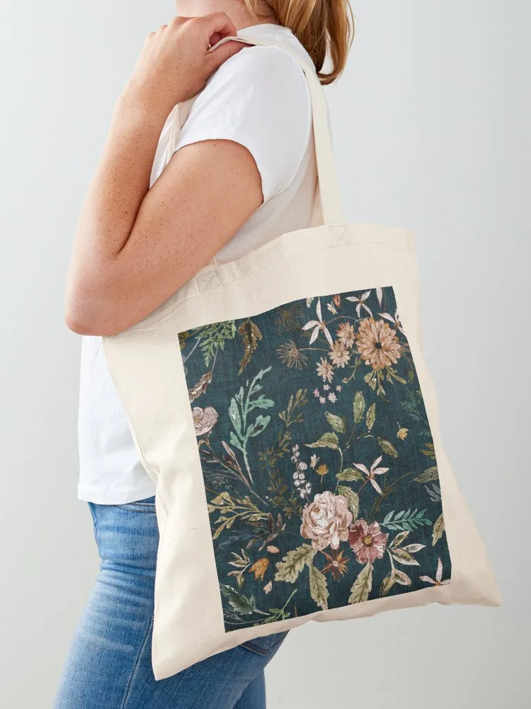 

Delilah (summer/teal) Tote Bag Canvas shoulder bag sacs de shopping Women's bag Women's shopper