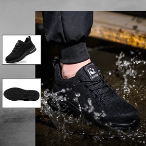 أحذية سلامة العمل ذات الوسادة الهوائية للرجال والنساء ، أحذية العمل القابلة للتنفس ، أحذية إصبع القدم الفولاذية ، حذاء واقي السلامة المضاد للثقب أفضل 11 حذاء عمل للرجال للمبيعات - No2