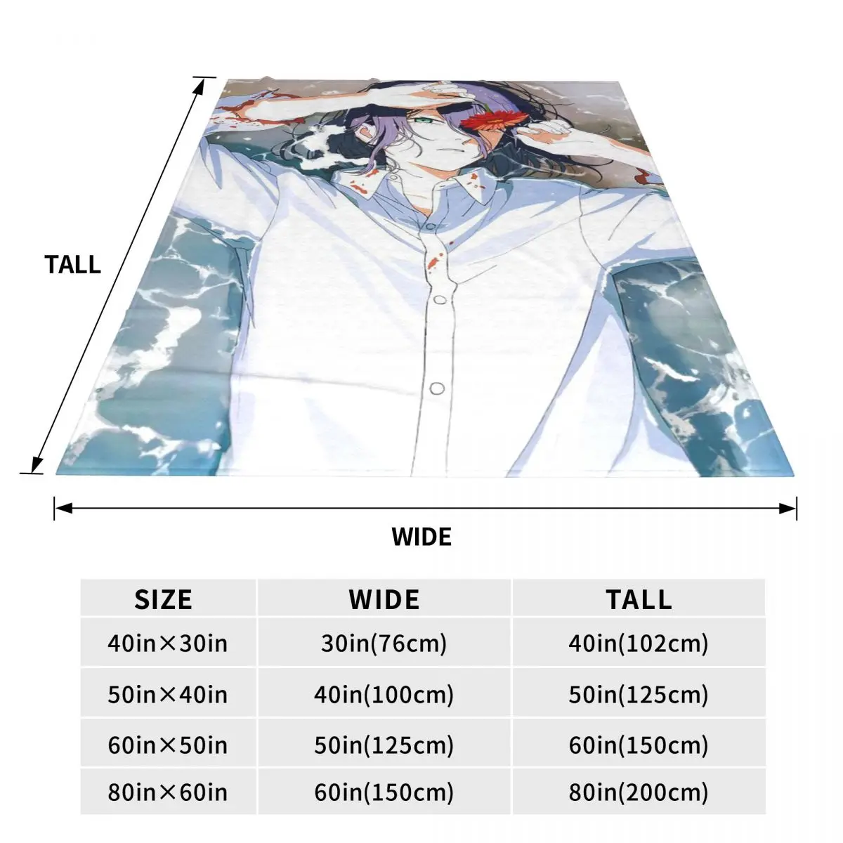 Chainsaw Man Anime Reze (8) Blankets Fleece Sofa Throw Blanket Lightweight for Couch Bedding Travel Throws Bedspread Quilt