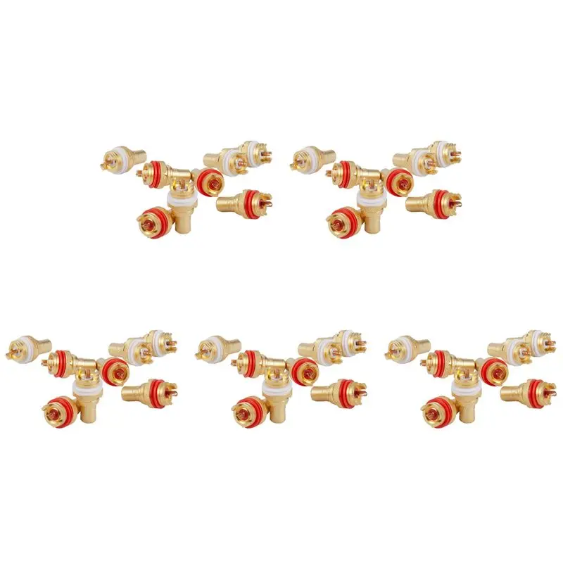 B29C-40 X CMC RCA Phono CHASSIS SOCKETS Female Professional AMP HIFI RCA Socket Lotus Female Seat