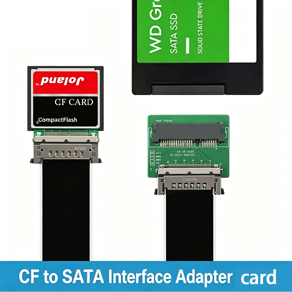 CF To SATA Adapter Extension Cable, Compact Flash CF Card To 2.5