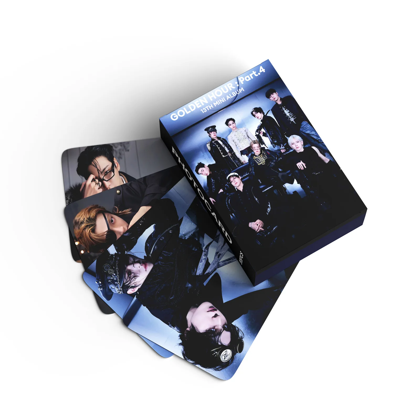 55 K-pop boy group 13th mini album Gold Hour Part.4 fan collectible cards LOMO celebrity photo card gift - Detail 1