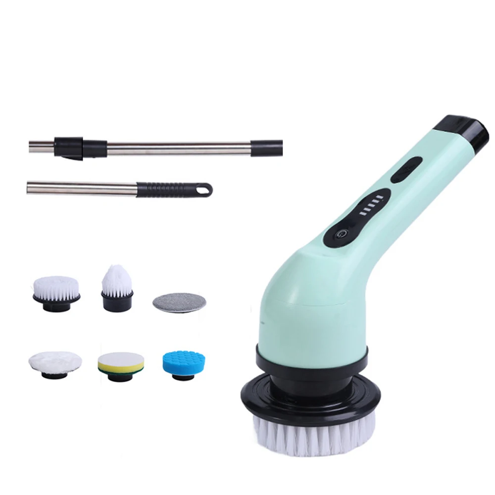 Cordless Electric Cleaning Machine Rechargeable Automatic Kitchen Dishwashing Brush Bathtub Tile Professional Cleaning Tool