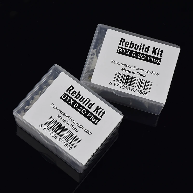 

DIY Rebuild Kit GTX 0.2ohm Plus Mesh Coil Resistance Wire Replacement Accessories Tools