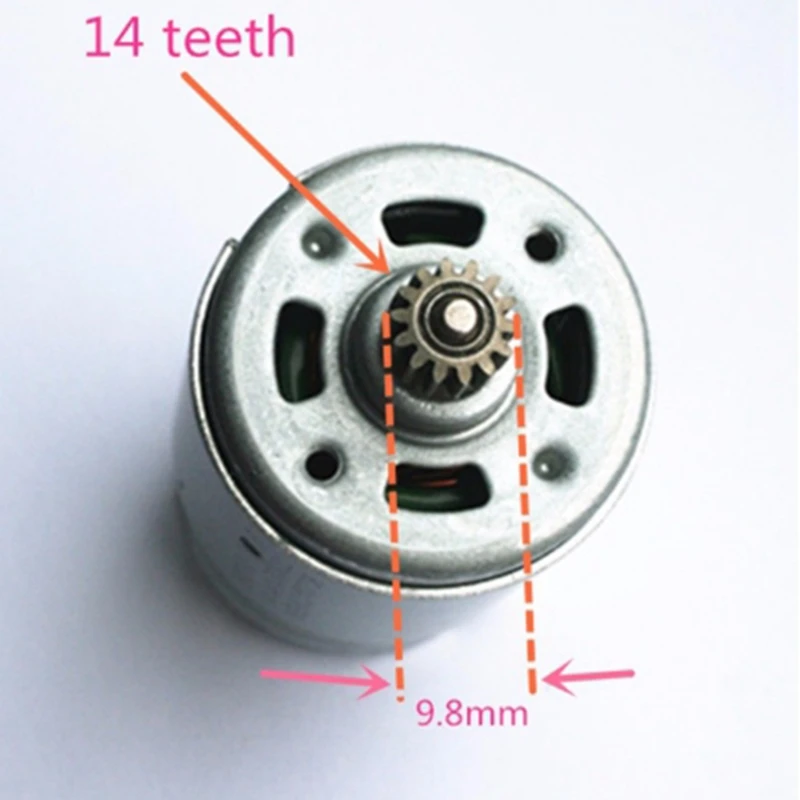 14 Teeth Motor 14.4V Replace for MAKITA 629819-4 629875-4 6381D BDF343 6280D 6280DWE 6281DWE 6281D MT070 6280DWPE