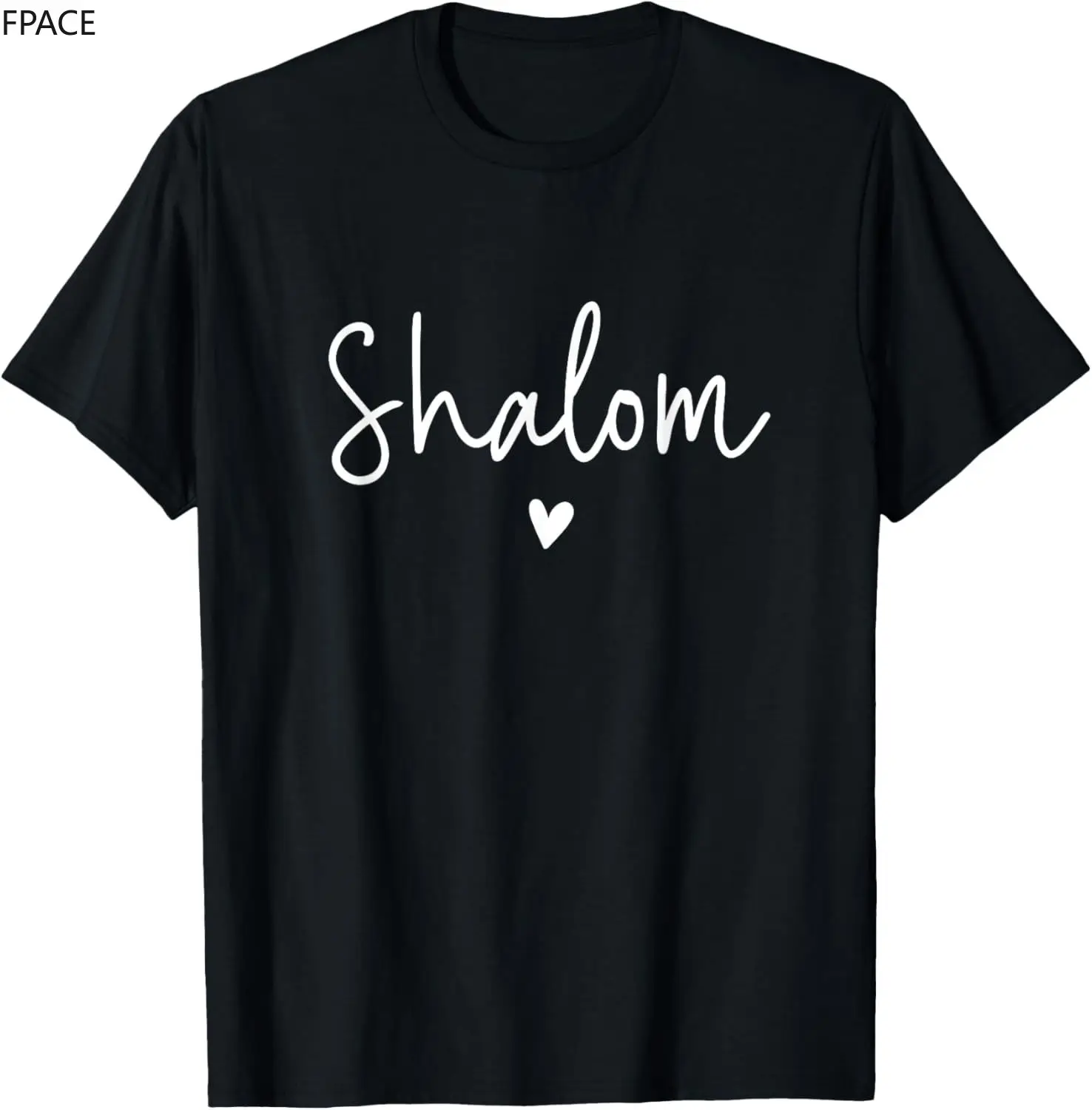 

Shalom Peace Hebrew Jewish Cute T-Shirt Anime Clothes Streetwear Mens T Shirts Graphic Camisas Oversized T Shirt