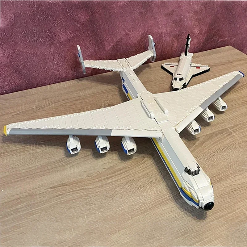 MOC-Briques de construction modèle militaire AN-225, technologie d'avion Electrolux, blocs modulaires, cadeaux jouets pour enfants, ensembles de bricolage, assemblage