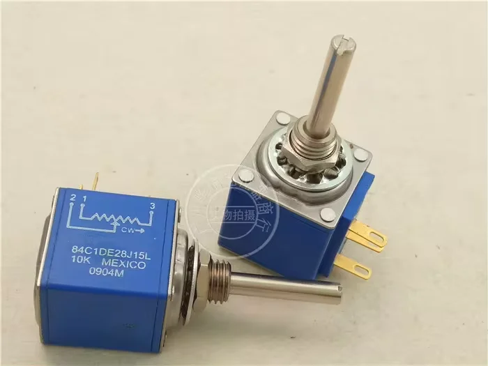 

Original new 100% 84C1DE 28J15L 10 circle 10K multi cycle potentiometer axle length 22X3MM (SWITCH)