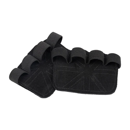 Imagen 2 del producto Guantes de entrenamiento de levantamiento de pesas de cuero protección de palma mujeres hombres Fitness deportes empuñaduras de gimnasia Pull Ups entrenamiento de levantamiento de pesas
