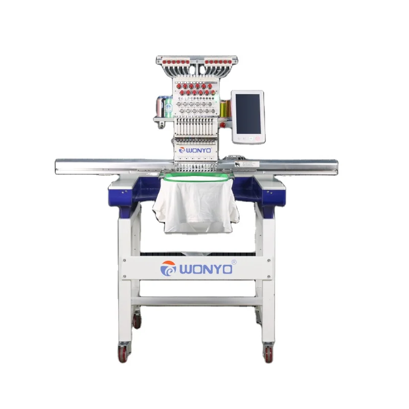 Automatic Industrial Computerized Flat Embroidery Machine with High Speed Motor High-Accuracy for Commercial Use