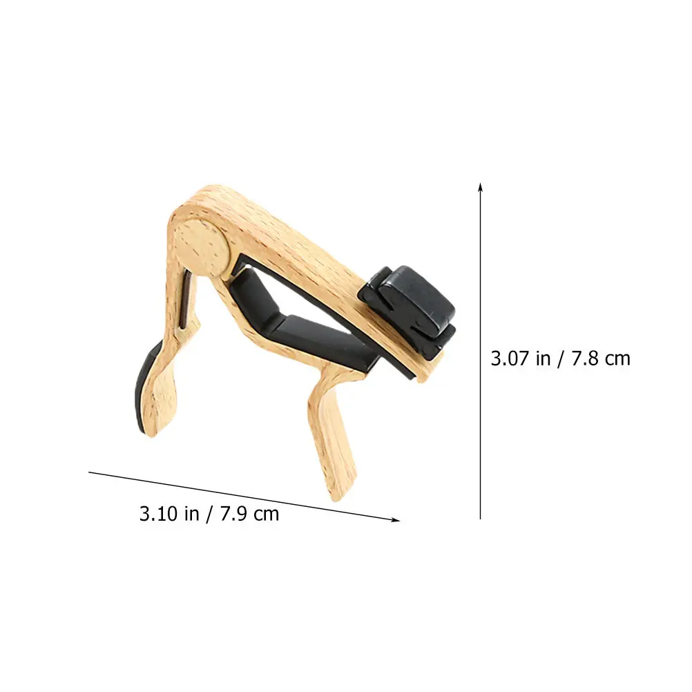 1Set Guitar Capo Pick Set Multi-Function Metal Capo Clamp Guitar Instrument Accessory for Electric Acoustic Bass Ukulele