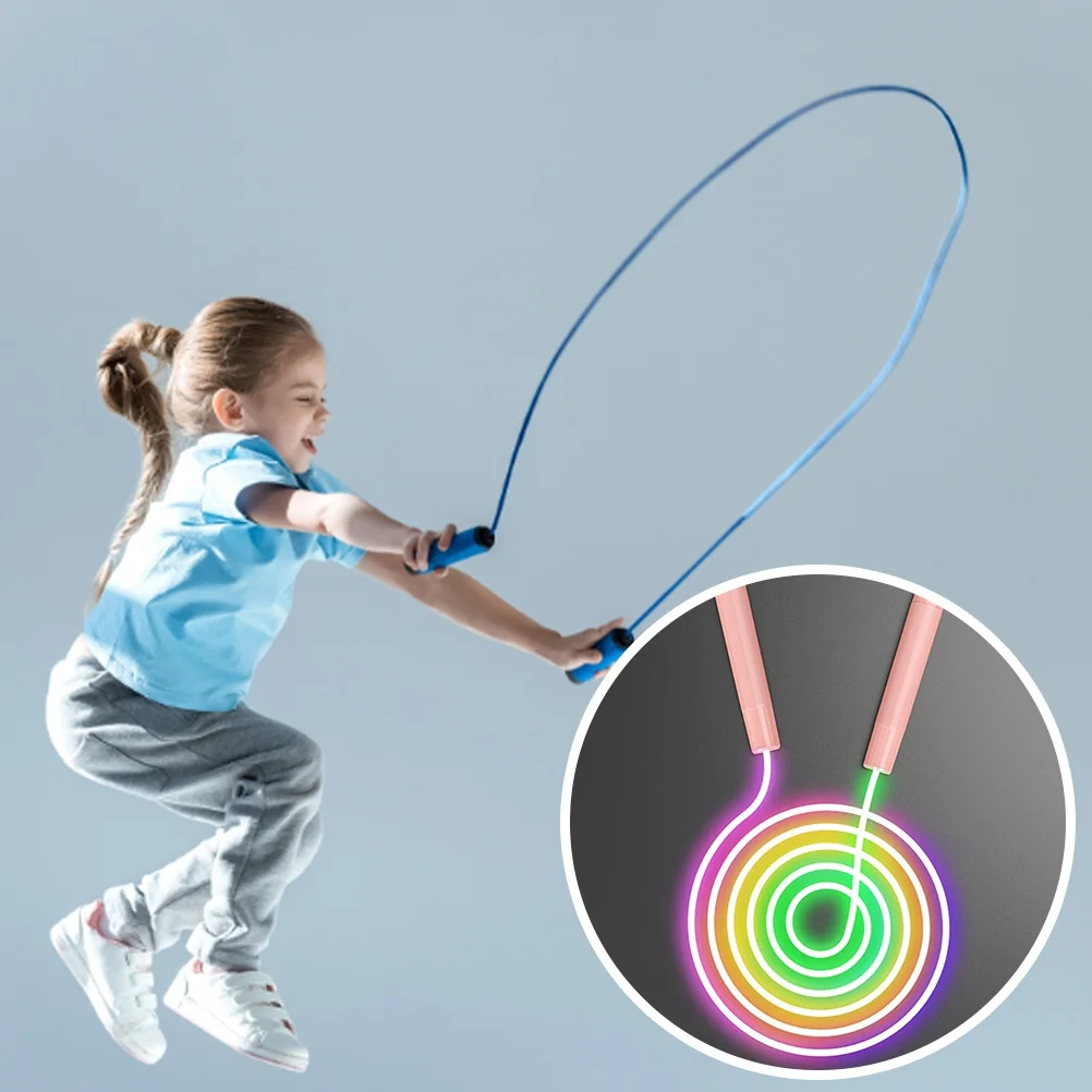 LED Jumping Rope for Kids Light Up Exercise Jump Rope Luminous Skipping Ropes for Sport Fitness