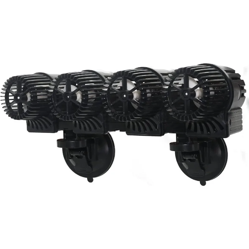 

4 Head Wave Maker Powerhead Aquarium Circulation Pump Submersible Adjustable Flow for Fresh Saltwater Fish Tank