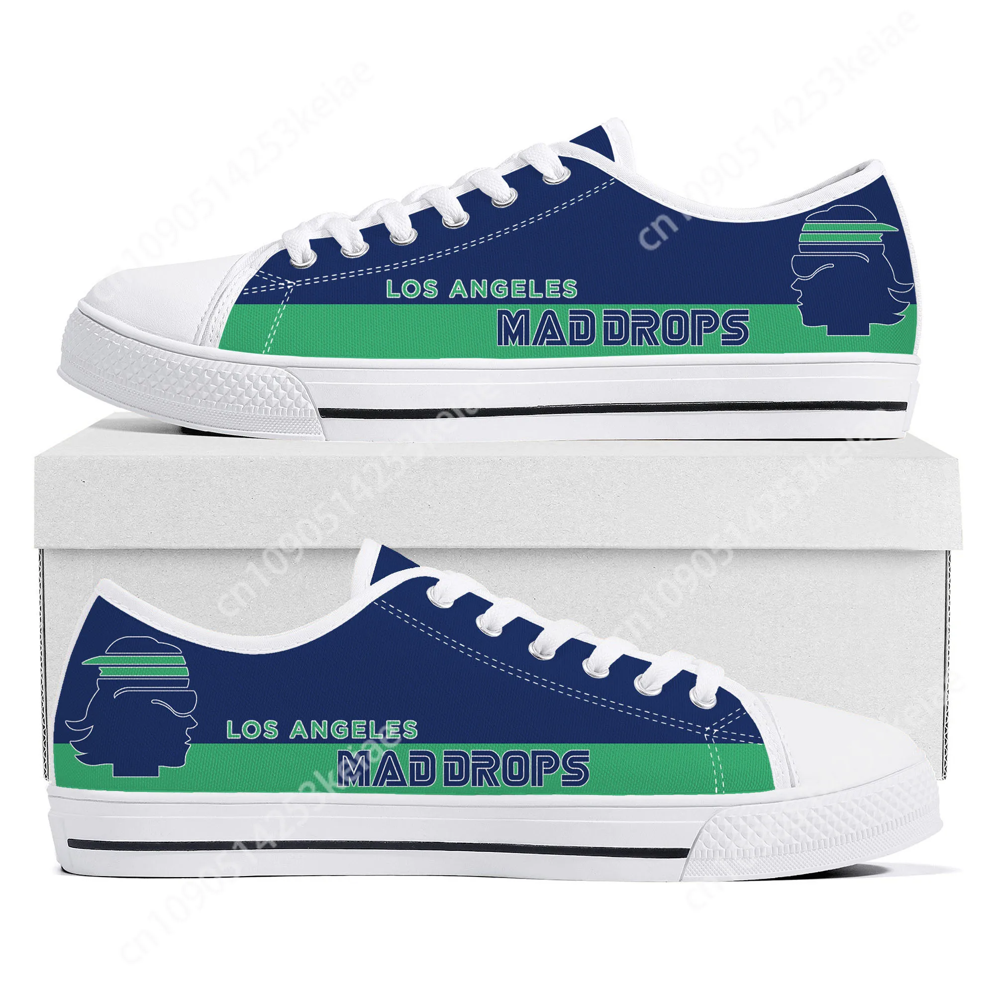 LOS ANGELES MAD DROPS pickleball Low Top Sneakers Mens Womens Teenager Canvas High Quality Sneaker Casual Custom Made Shoes DIY