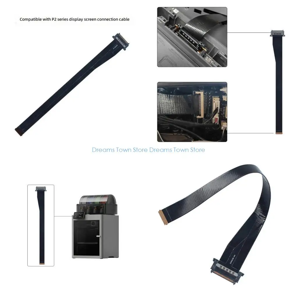 

HX6A Long Lasting LCD Link Cable For Lab X2D P2S Printers Resistant To Wear