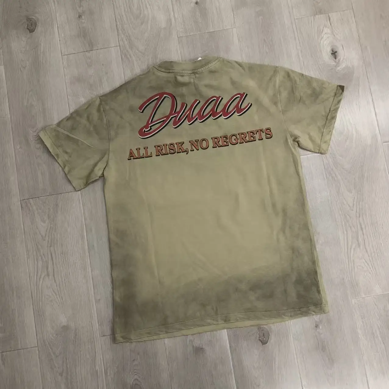 DUAA All Risk T-shirt White Ink Direct Jet Hot Diamond Trendy Brand Short Sleeve T-shirt Men Women Best Quality T Shirt Tee Tops