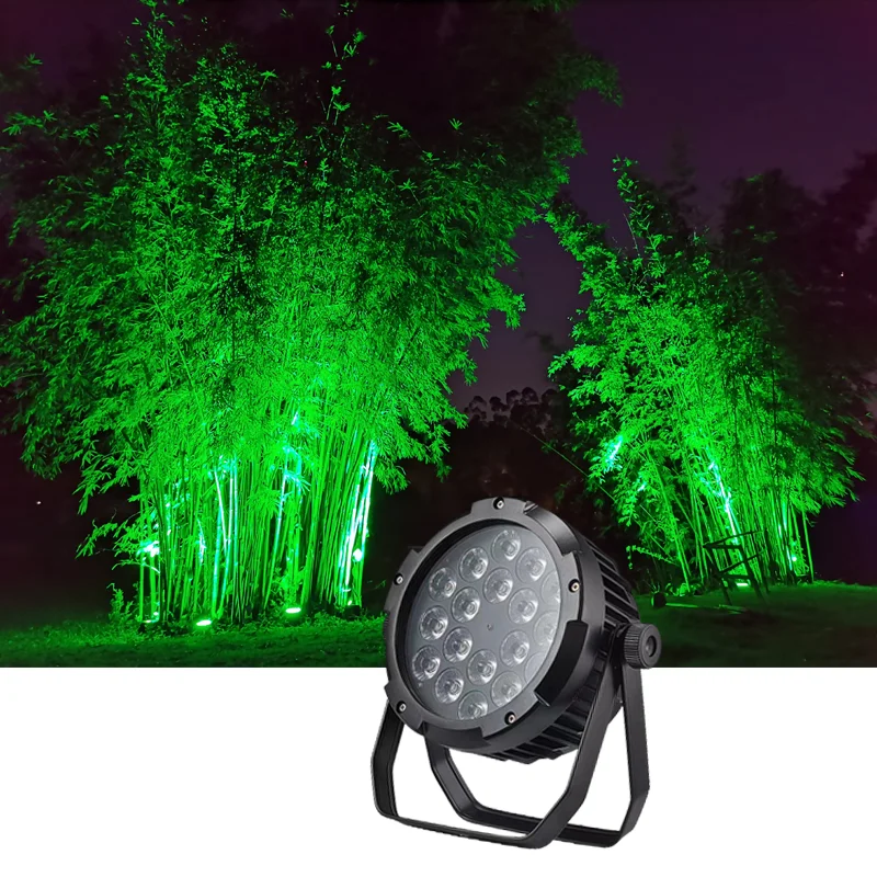 Wholesale 18pcs 10W RGBW 4in1 LED Par Can Light White Yellow Red Blue Laser Lights for Wedding Club Party Stage