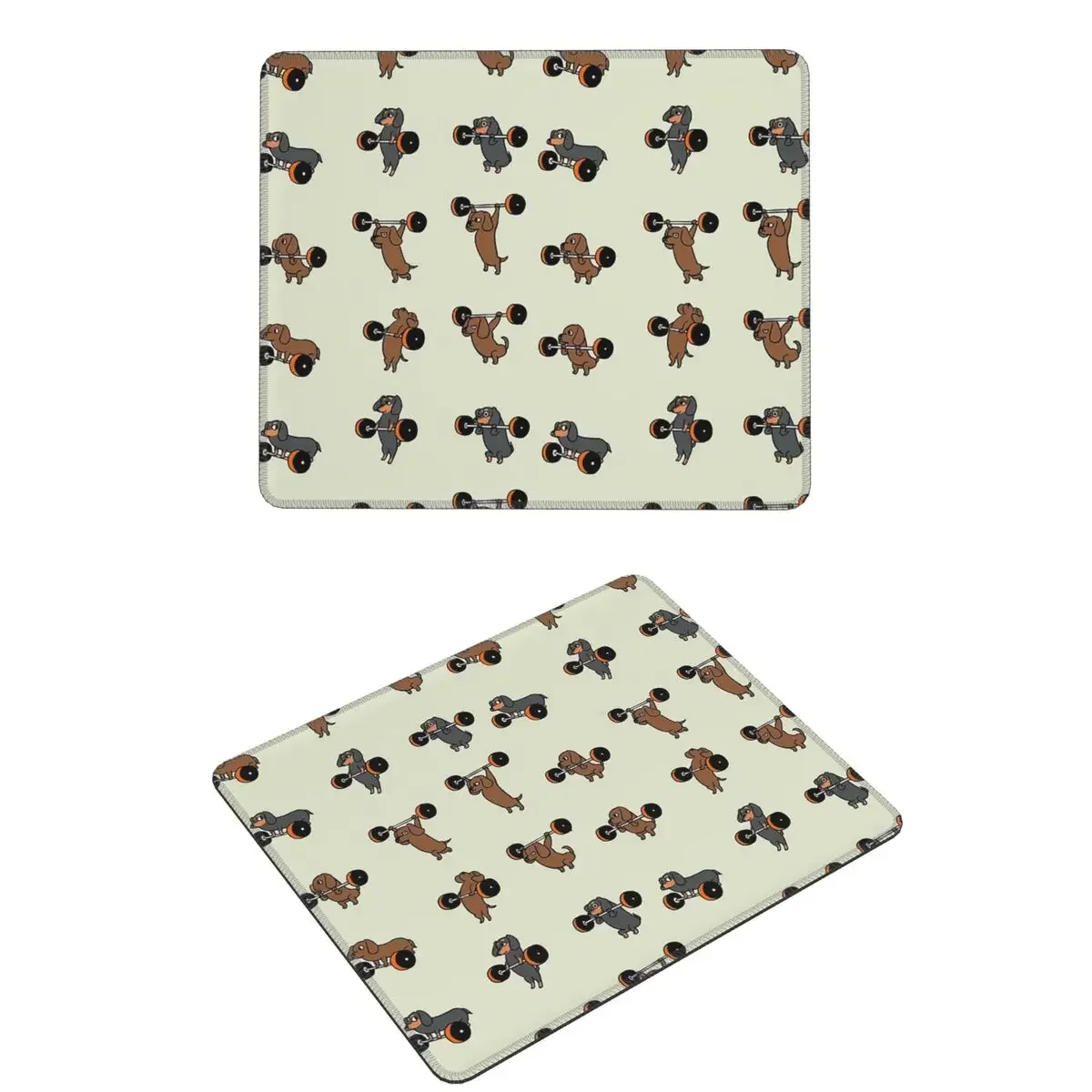 Lifting Dachshund Mouse Pad Computer Keyboard Mouse Mat Gaming Laptop Desk Mat Office Table Mats