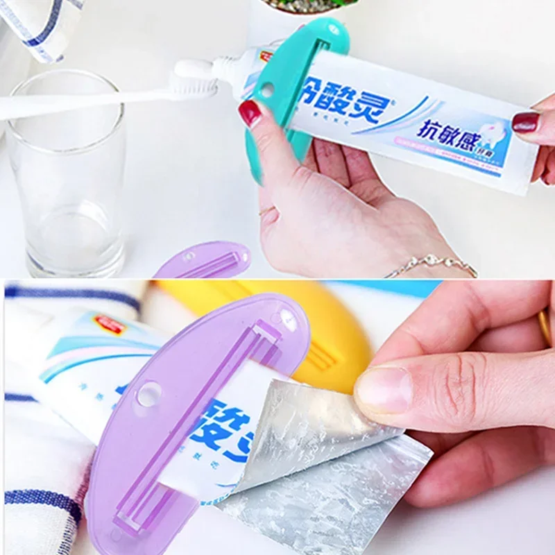 

Toothpaste Squeezer Manual Squeezed Toothpaste Tube Clips Multifunction Facial Cleanser Dispenser Squeezer Bathroom Accessories