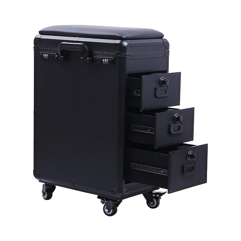 Tattoo Trolley Bag Dual Purpose able Arm Bracket Portable Suitcase Artist Tools Tattoo Draw-bar Box Nail Polish Display Case