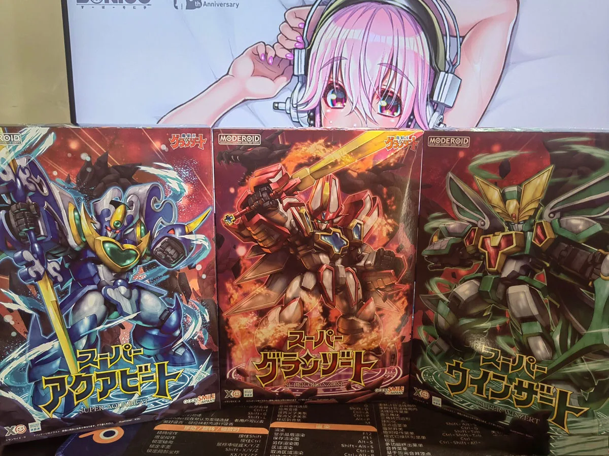 100% Original in Stock GOOD SMILE COMPANY Moderoid Madou King Granzort Super Granzort Winzart Aquabeat Collection Series