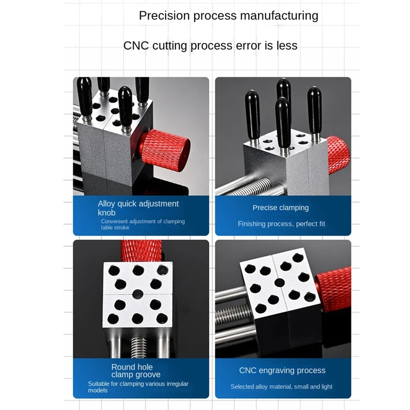 A47M-Hobby Model Craft Tool Mini Bench Vise All Metal Precision Production Handhold Clamping Tools For Assembly Model