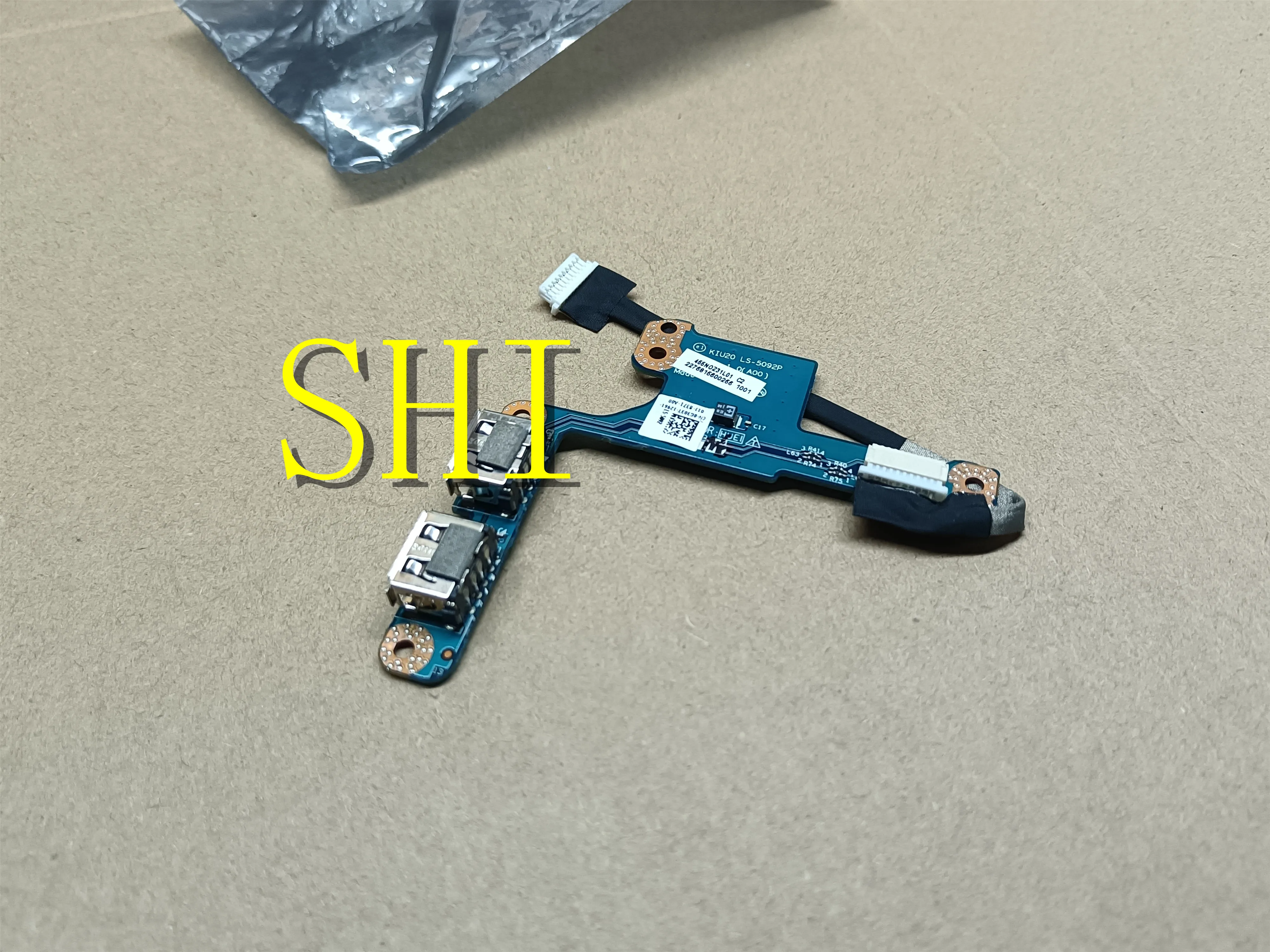 

LS-5092P FOR for Dell Inspiron Mini Genuine New USB Ports Left Side IO Board w/ Cable 0G303T G303T