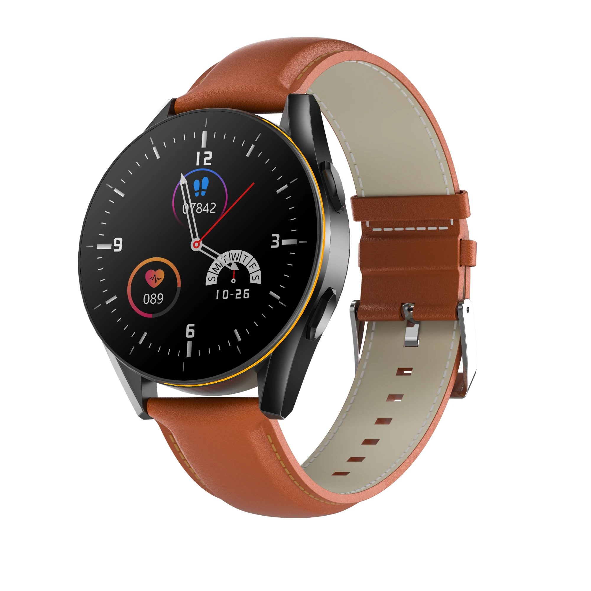 Smartwatch Fitness avec moniteur de fréquence cardiaque et de pression artérielle, bracelet intelligent pour hommes et femmes