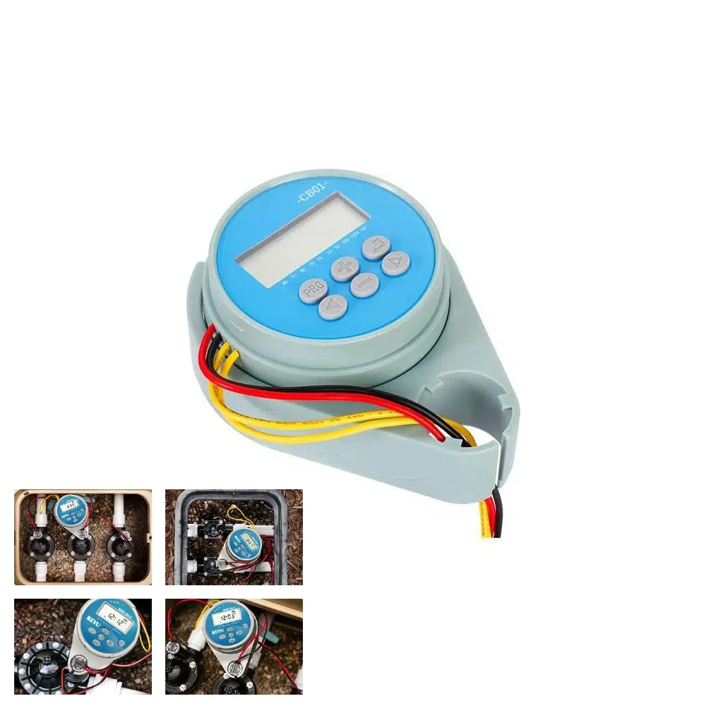 Irrigation Controller Digital LCD Programmable Water Timer Solenoid Valve Controller Automatic Garden Farm Irrigation Timer